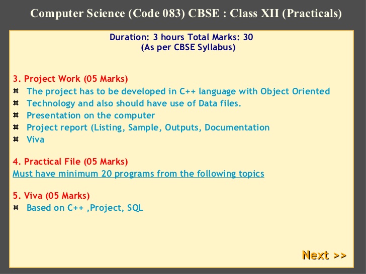 Cbse Class 12 Informatics Practices Practical File